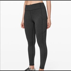 Lululemon dark grey knit leggings